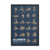 Carved Ancestry Wall Art - Deep Azure - Image 5