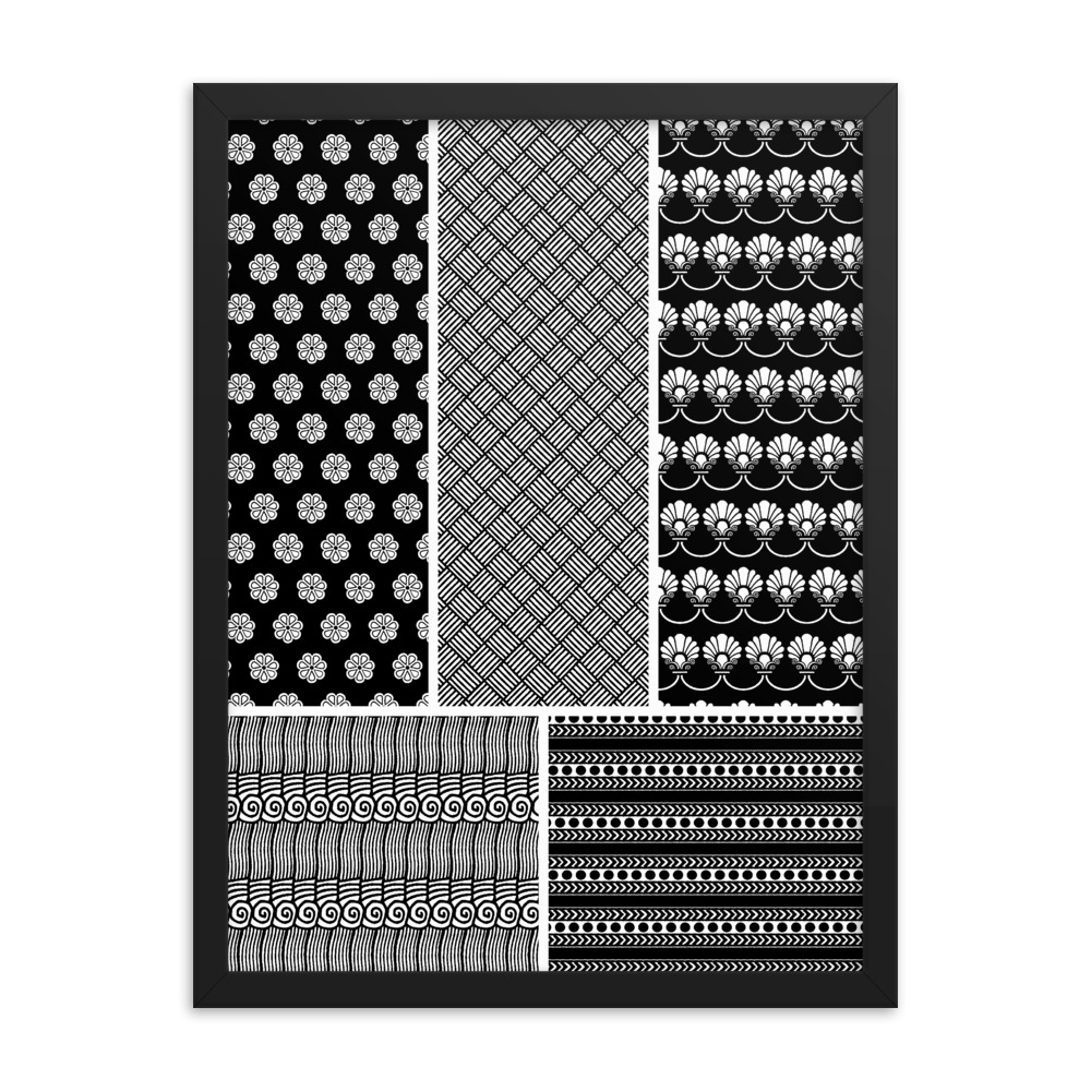 Ancient Assyrian Patterns Wall Art – Series 4 - Image 6