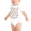 Rose Garden of Eden Baby Short Sleeve Onesie - Image 2