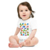 Dodobeths Baby Short Sleeve Onesie – Oneetasaurus & Zaiadon Series - Image 2