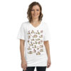 Rose Garden of Eden Unisex V-Neck T-Shirt - Image 4