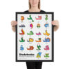 Dodobeths Wall Art – Oneetasaurus & Zaiadon Series - Image 6