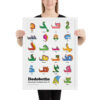 Dodobeths Wall Art – Oneetasaurus & Zaiadon Series - Image 9