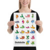 Dodobeths Wall Art – Oneetasaurus & Zaiadon Series - Image 4