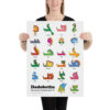 Dodobeths Wall Art – Oneetasaurus & Zaiadon Series - Image 3
