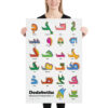 Dodobeths Wall Art – Oneetasaurus & Zaiadon Series - Image 2