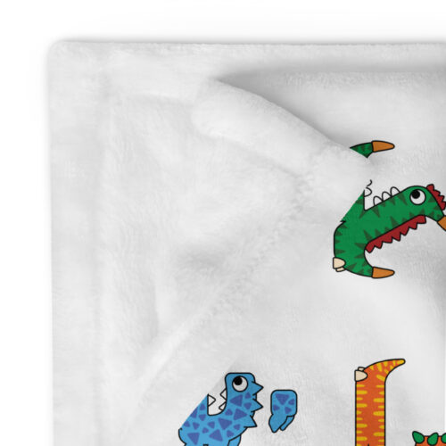 Dodobeths Throw Blanket – Oneetasaurus & Zaiadon Series - Image 5