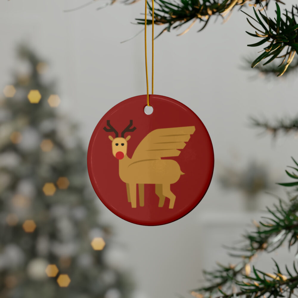 Winged Wonder Ceramic Ornaments