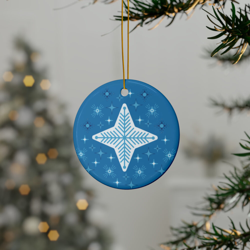 Meso Flake Ceramic Ornaments