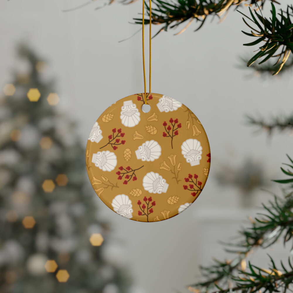 Harvest Hues Ceramic Ornaments