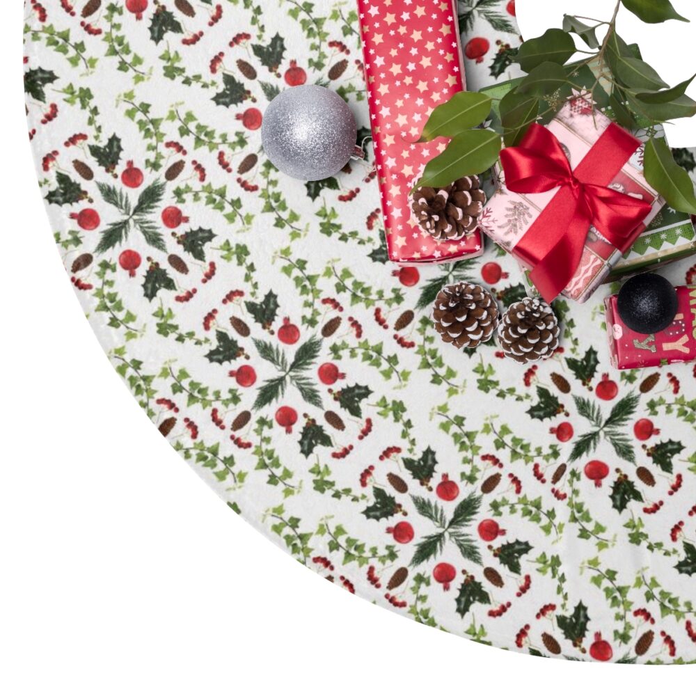 Tiamat's Wreath Christmas Tree Skirt