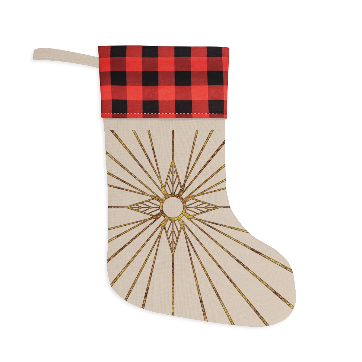 Wintry Radiance Christmas Stocking - Image 2