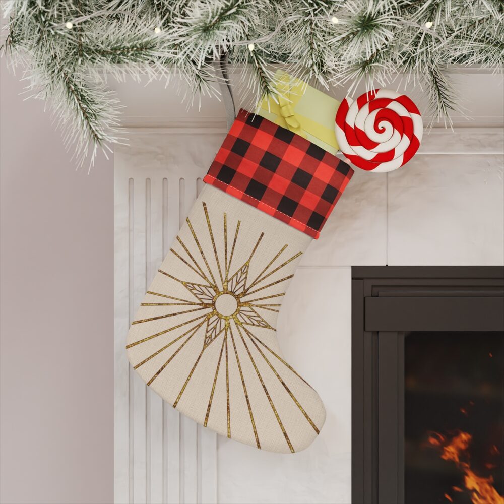 Wintry Radiance Christmas Stocking