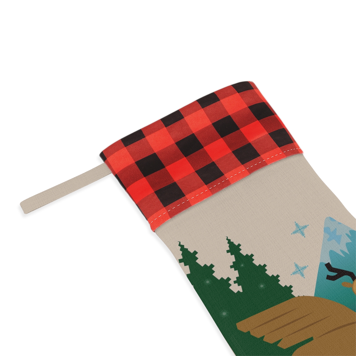Winged Wonder Christmas Stocking - Image 4