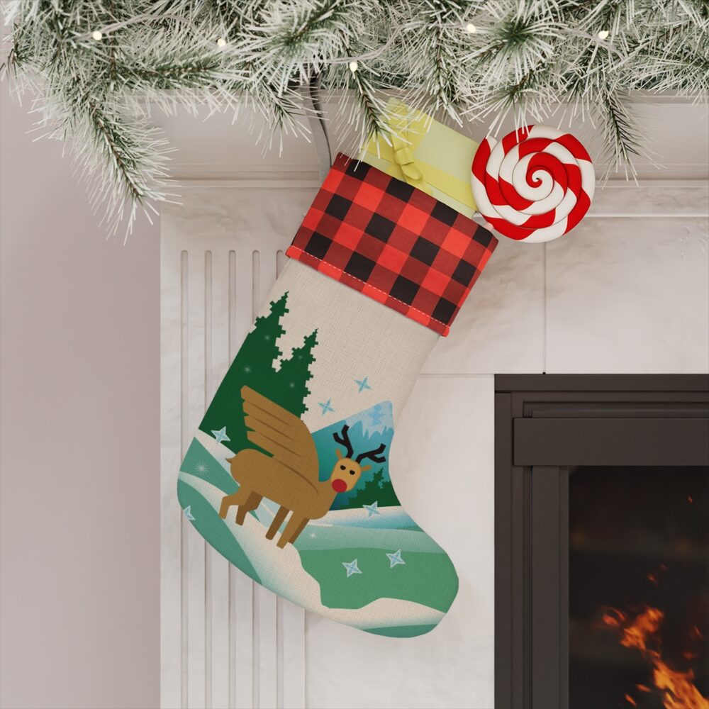 Winged Wonder Christmas Stocking