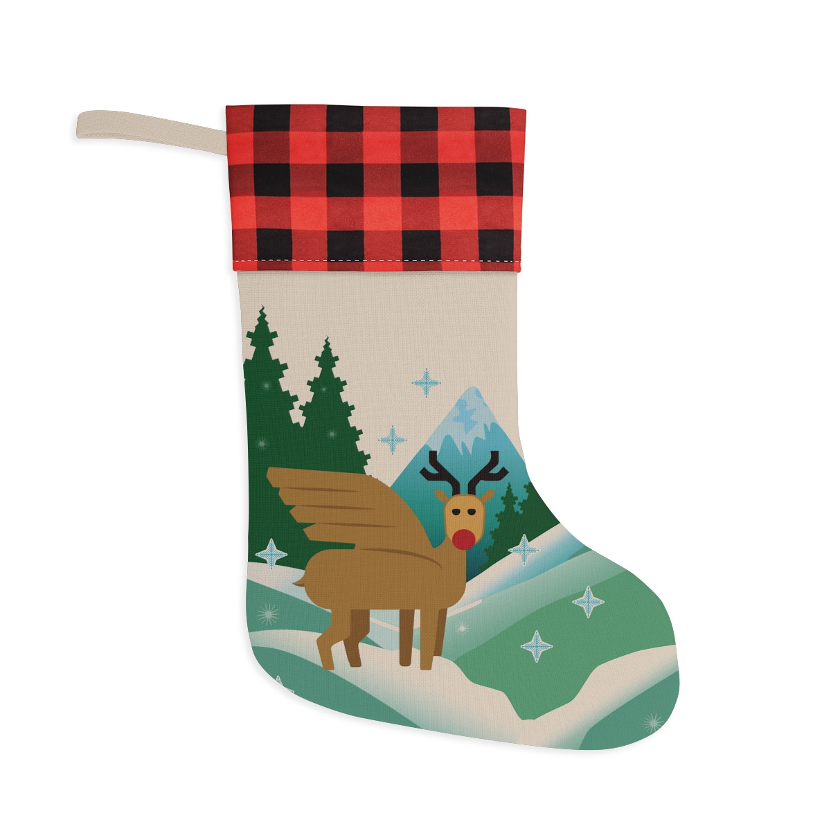 Winged Wonder Christmas Stocking - Image 2