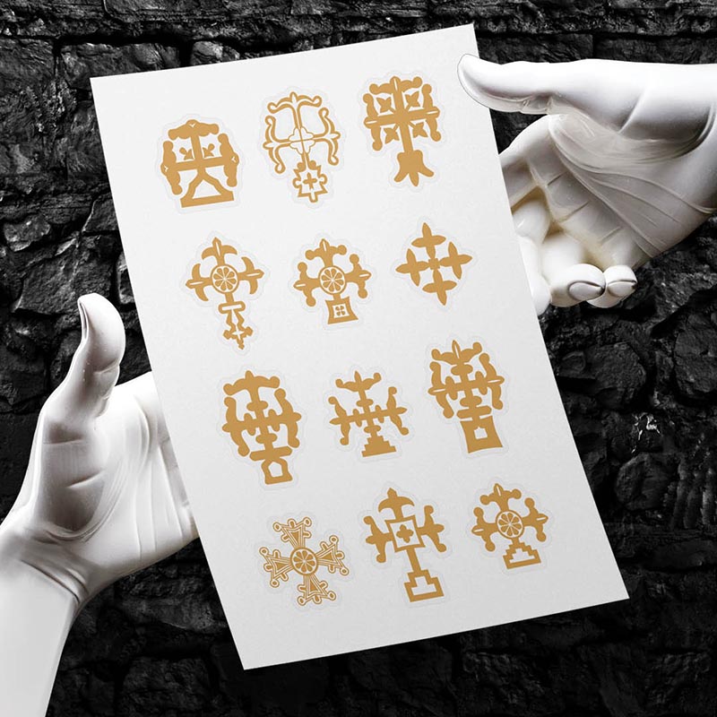 The Crosses Of Rabban Hormizd Monastery Stickers
