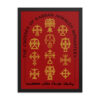 The Crosses of Rabban Hormizd Monastery Wall Art - Apostolic Crimson - Image 5