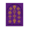 The Crosses of Rabban Hormizd Monastery Wall Art - Violet Grace - Image 4