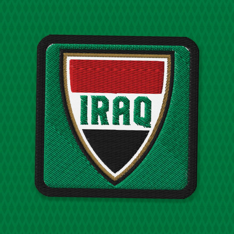 Iraq Team Crest Embroidered Patch