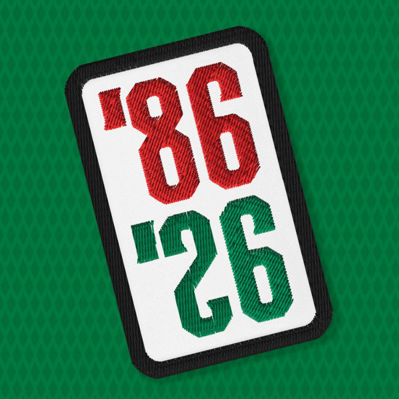 '86 '26 Embroidered Patch