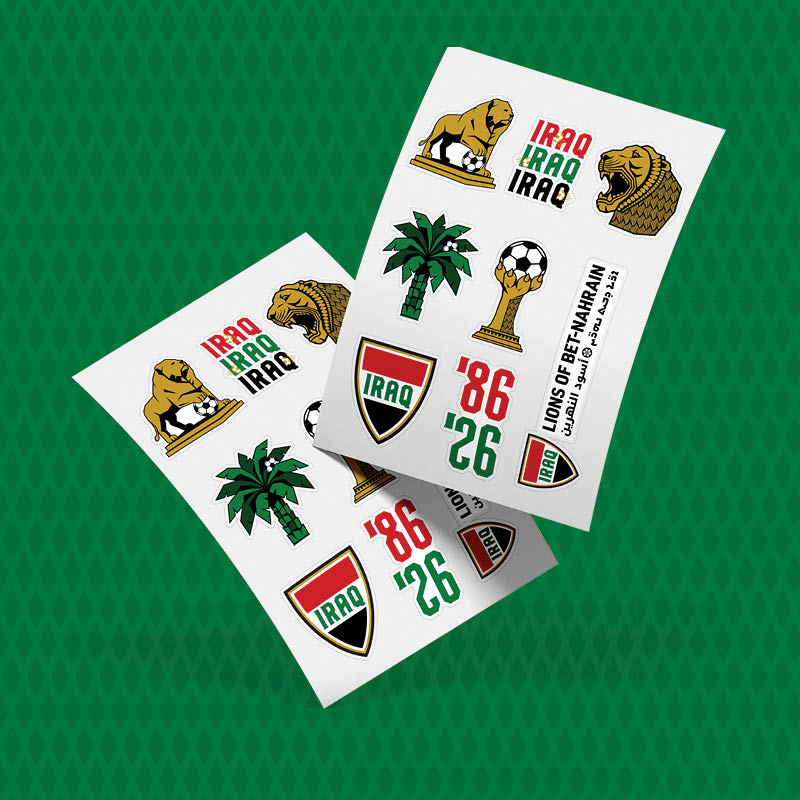 Lions Of Bet-Nahrain Stickers